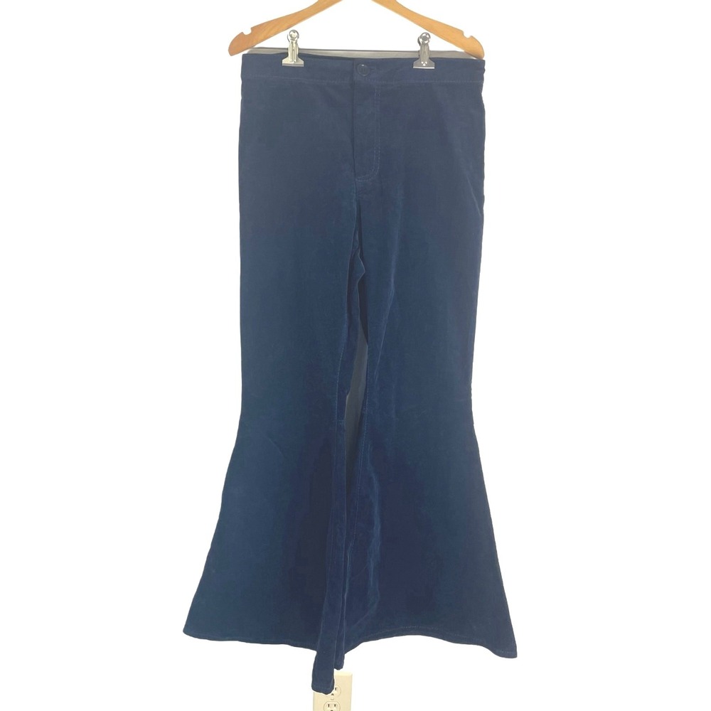 Chelsea & Violet Women Navy Corduroy Pants Size‎ 30 Bell Bottoms Boho Hippie